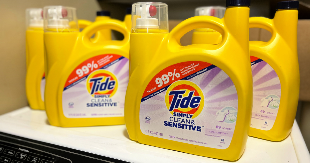 Over $10 Off Tide Simply Laundry Detergents on Amazon!