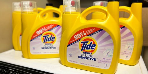 Over $10 Off Tide Simply Laundry Detergents on Amazon!