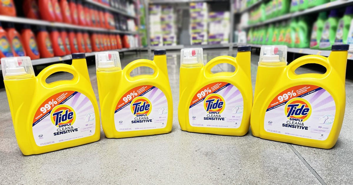 Over $10 Off FOUR Bottles of Tide Laundry Detergent on Amazon