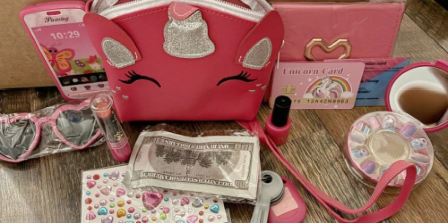 Kids Pretend Makeup Kit w/ Purse Just $6.99 on Amazon (Regularly $14)