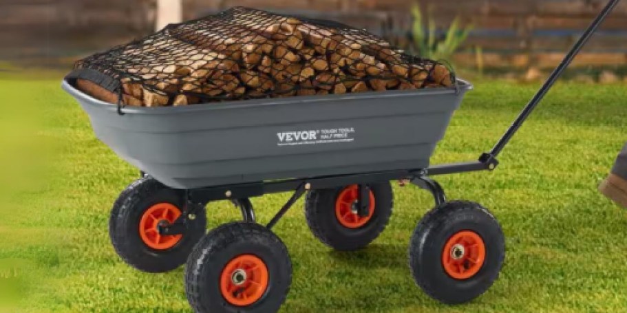 Vevor Dump Cart Just $67.99 Shipped on HomeDepot.online (Reg. $119) | Holds Up to 600 Lbs