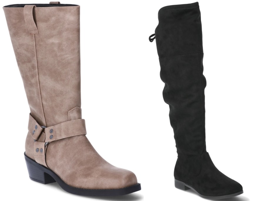 time and tru tall women's boots