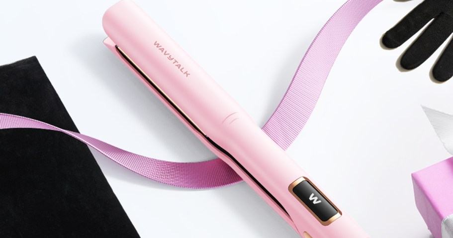 Flat Iron Just $21 Shipped on Amazon (Reg. $60) | Straightens & Curls Hair