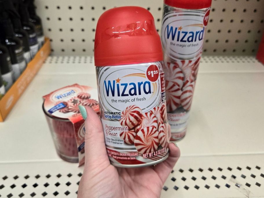 Wizard Peppermint Twist air fresheners