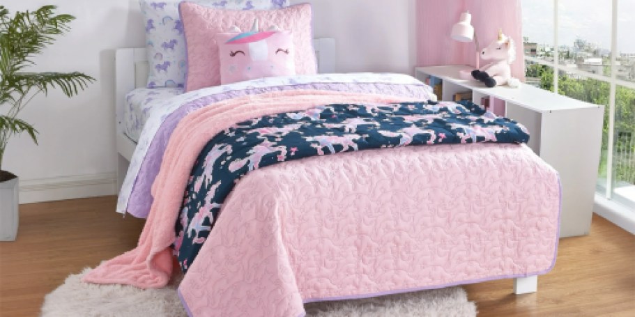 Kids Reversible Quilt Set ONLY $7.98 on Walmart.online (Reg. $16)