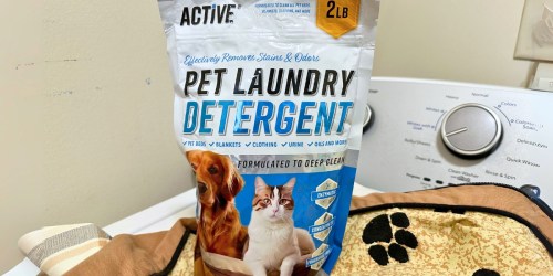 Active Pet Laundry Detergent Bag Only $10.89 Shipped on Amazon | Removes Odors & Stains!