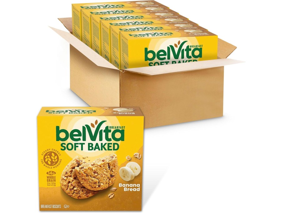 belvita breakfast banana bread biscuits boxes 