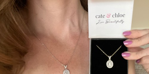 Cate & Chloe Pendant Necklace Only $18 Shipped | onlinees in Gift Box!