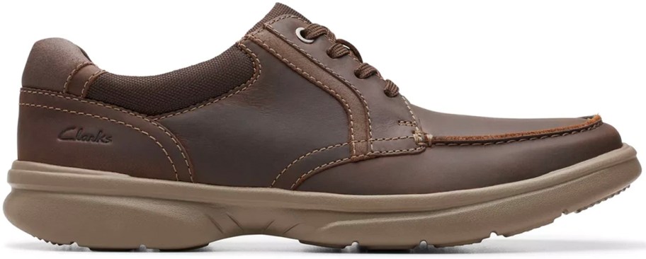 brown clarks shoe