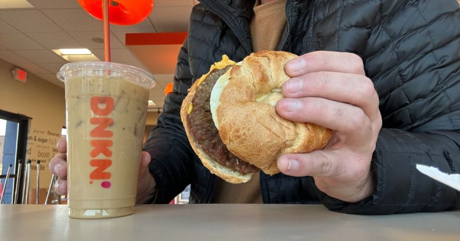 New Dunkin $6 Meal Deal: Coffee, Sandwich, & Hash Browns!