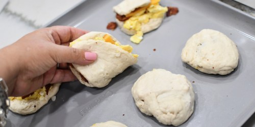 Make-Ahead Bacon and Egg Stuffed Breakfast Bombs