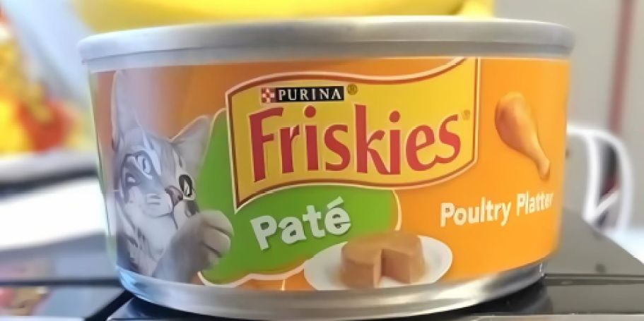 Friskies Pate Wet Cat Food 5.5oz 24-Count Only $7.86 Shipped on Amazon (Just 33¢ Per Can)