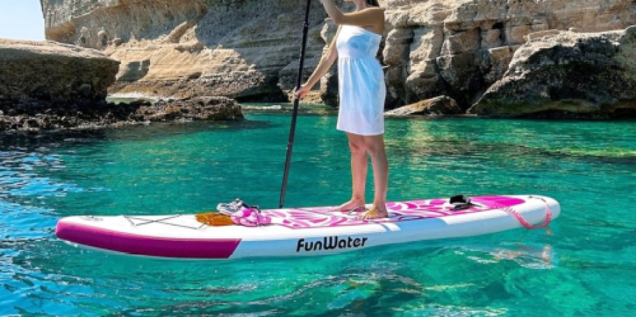 Inflatable Paddle Board + Accessories Only $88 Shipped on Amazon (Reg. $230)