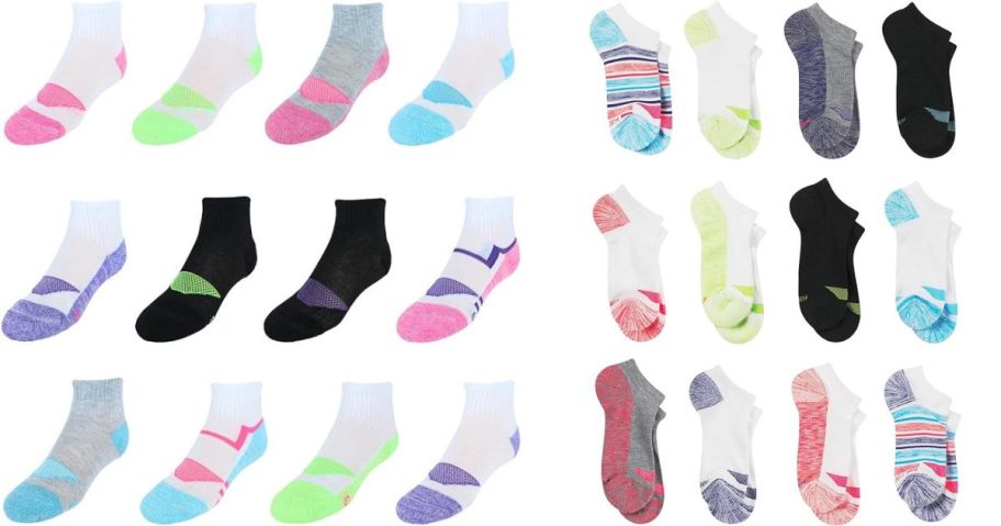 hanes girls sock stock images