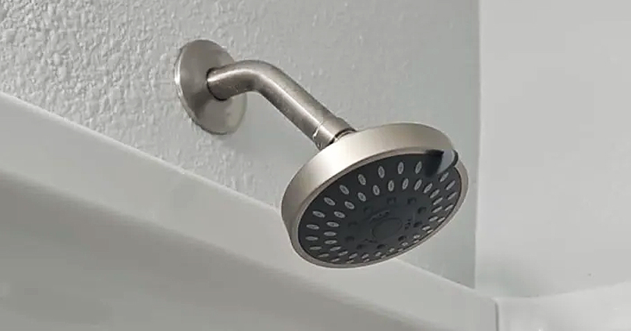 showerhead in shower