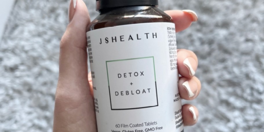 JSHealth Detox + Debloat Supplement Just $26 Shipped (TWO Codes Stack Sitewide + Free Shipping)