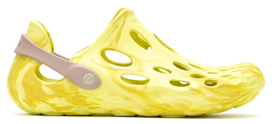 mens yellow hydro mocs