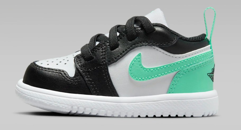 black and teal nike kids shoes