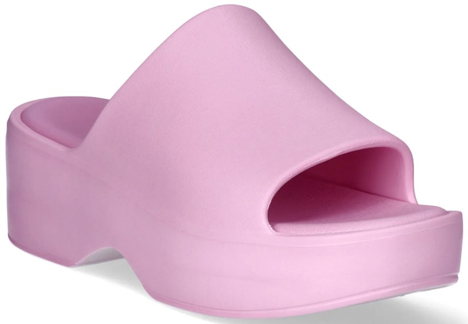 pink heel sandal stock image