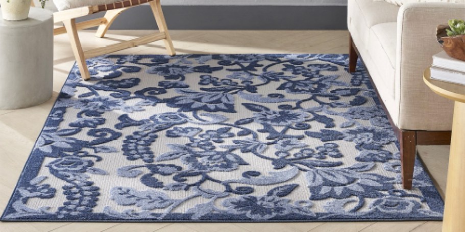 Indoor/Outdoor 5′ x 7′ Rug Only $31.99 Shipped on QVC.online (Regularly $89)