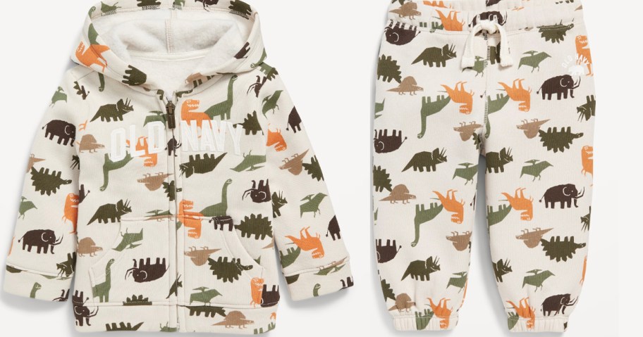 dinosaur baby boy sweatshirt and pants