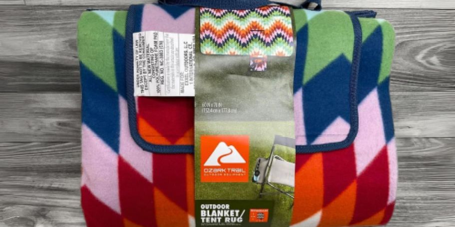 Ozark Trail Outdoor Blanket w/ Carrying Handle Only $7 on Walmart.online