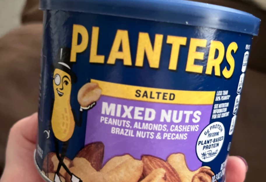 Planters mixed nuts canister 