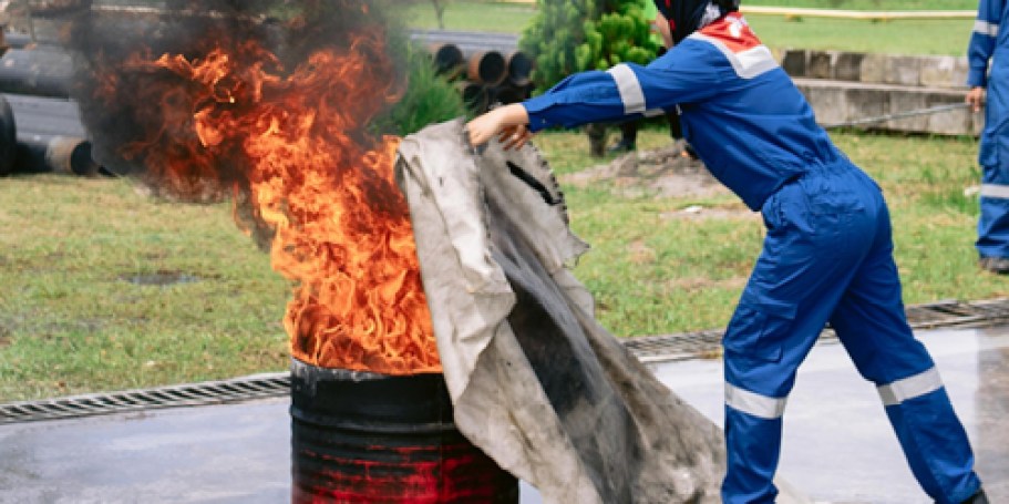 Emergency Fire Blankets from $8.49 Each on Amazon (Works Faster Than Fire Extinguishers!)