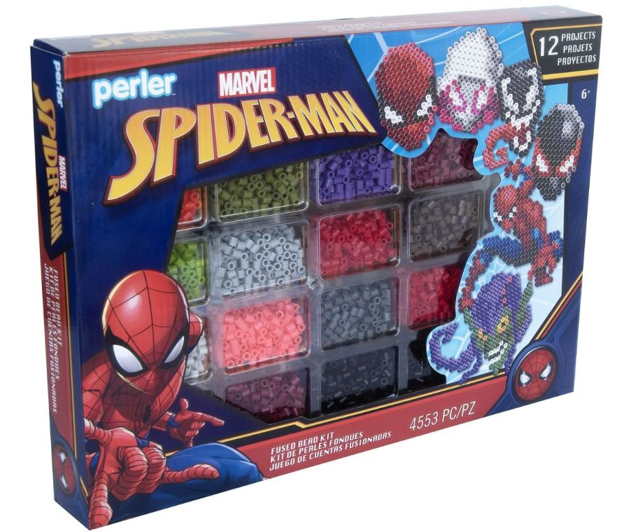 Spider man perler kit stock image