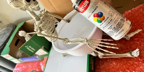 DIY Halloween Skeleton Candy Bowl (Cheap Pottery Barn Lookalike Craft!)