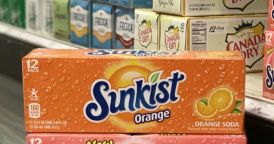 12 pack of Sunkist in store