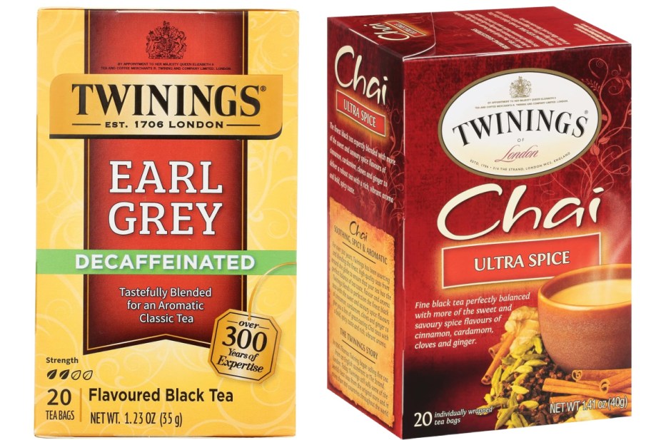 images of earl gray and chai teas