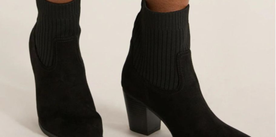 Knit-Top Women’s Boots Only $29.98 on Walmart.online | Designer-Inspired Look for Less!