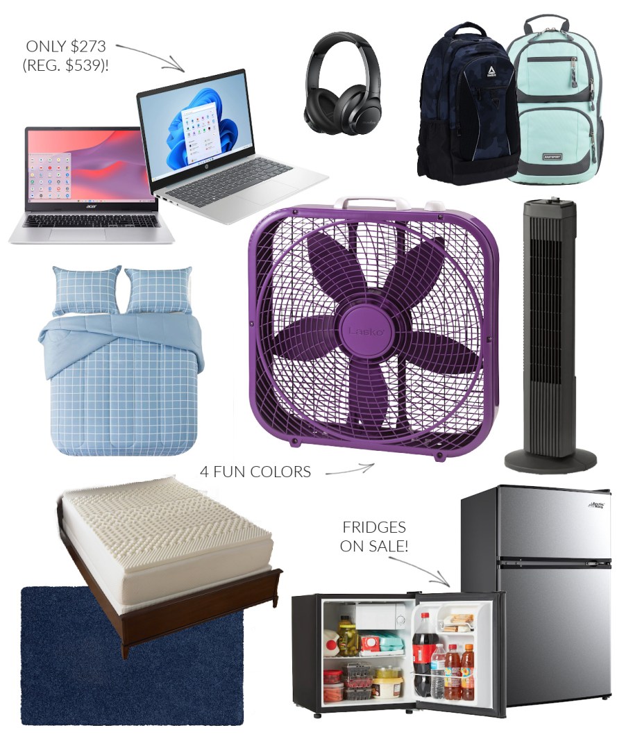 walmart college essentials collage