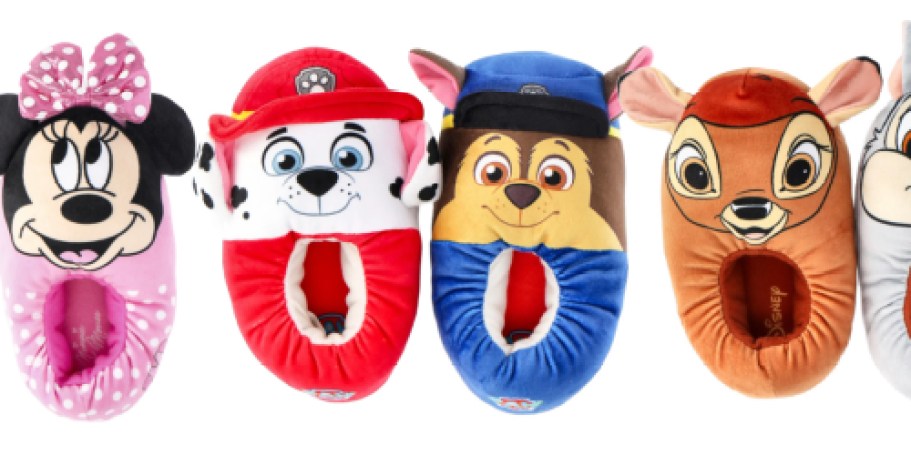 Kids Character Slippers ONLY $5.98 on Walmart.online