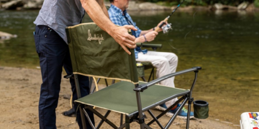 Folding Director’s Chair w/ Cup Holder Only $15 on Walmart.online (Regularly $40)