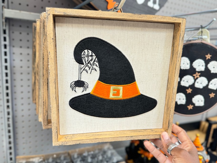 witch hat wall decor