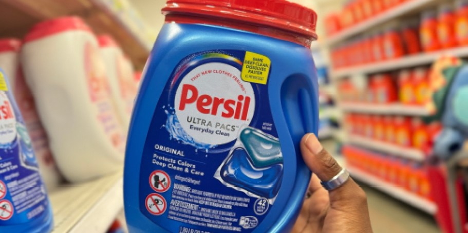 Persil 42-Count Laundry Detergent Pacs Just $4.99 After Cash Back at Target (Reg. $12)