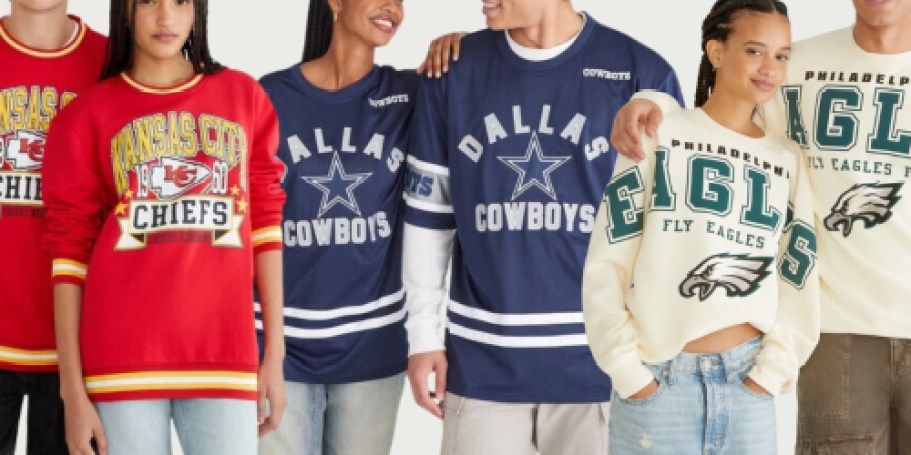 NFL Shirts, Sweatshirts, & More from $15 on Aeropostale.online (Reg. $35)