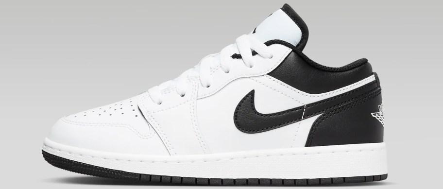 white and black nike sneaker