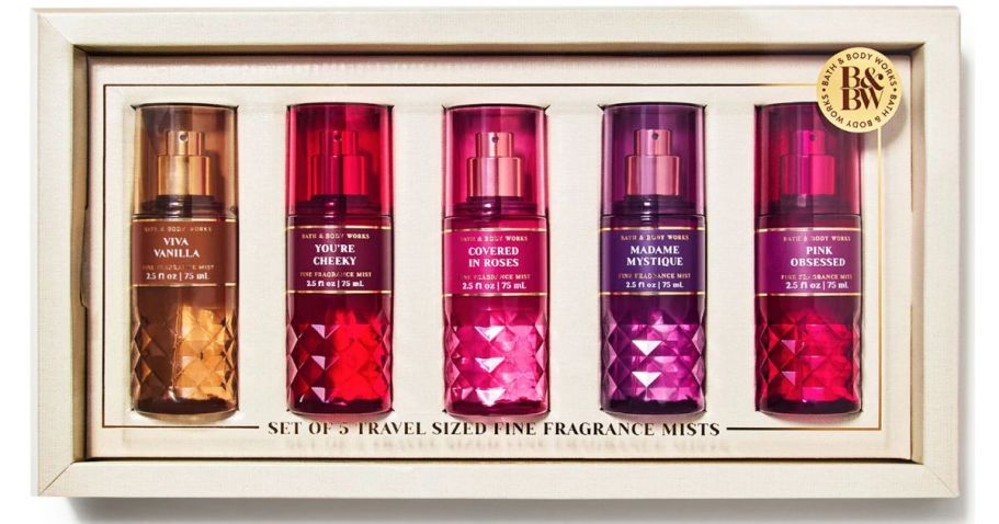 *NEW* Bath & Body Works Mini Body Spray 5-Piece Gift Set Only $21 for Rewards Members