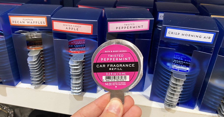 Bath & Body Works Car Fragrance Refills Just $1.75 (Regularly $5)