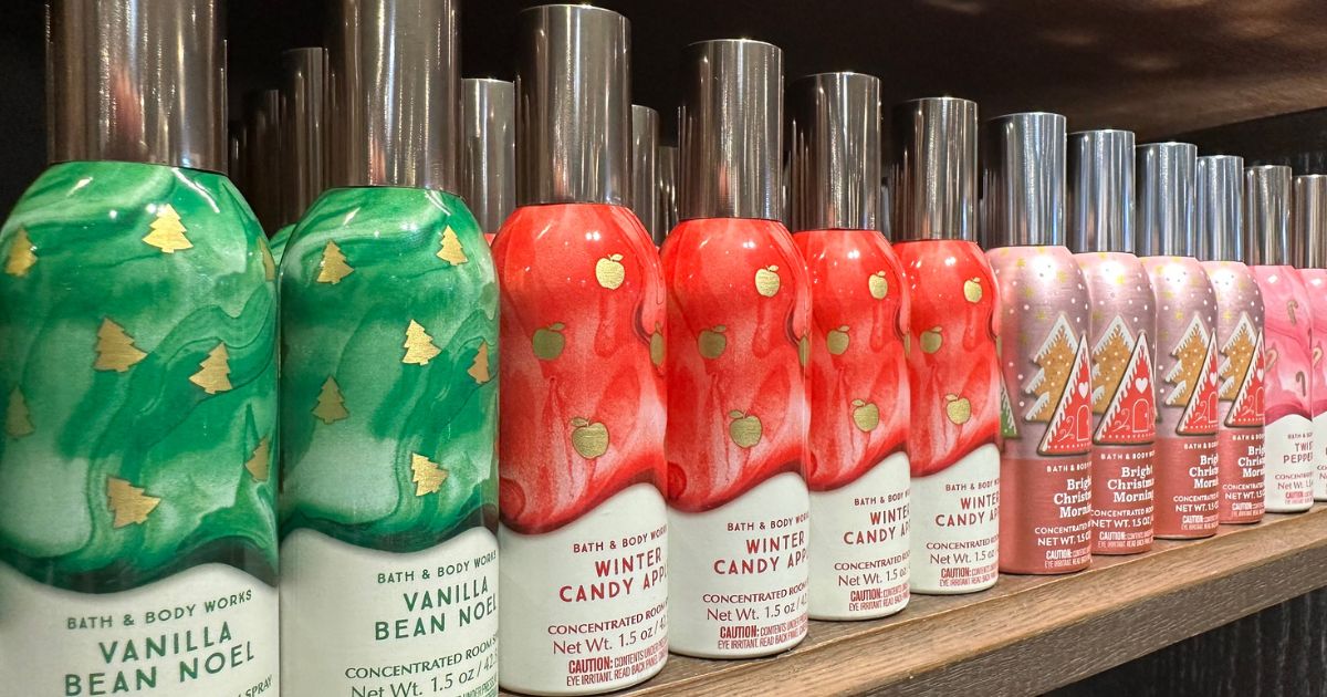 Bath & Body Works Room Sprays Only $2.95 (Reg. $9) | Includes New Holiday Scents