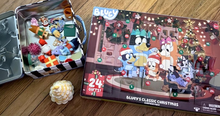 Bluey's 24-Piece Advent Calendar Pack with pieces