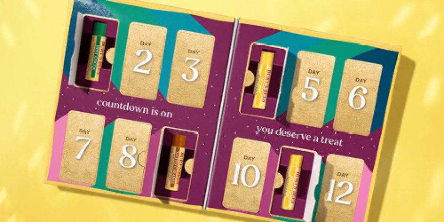 Burt’s Bees Advent Calendar Only $18 Shipped for Amazon Prime Members (Includes 12 Lip Balms)