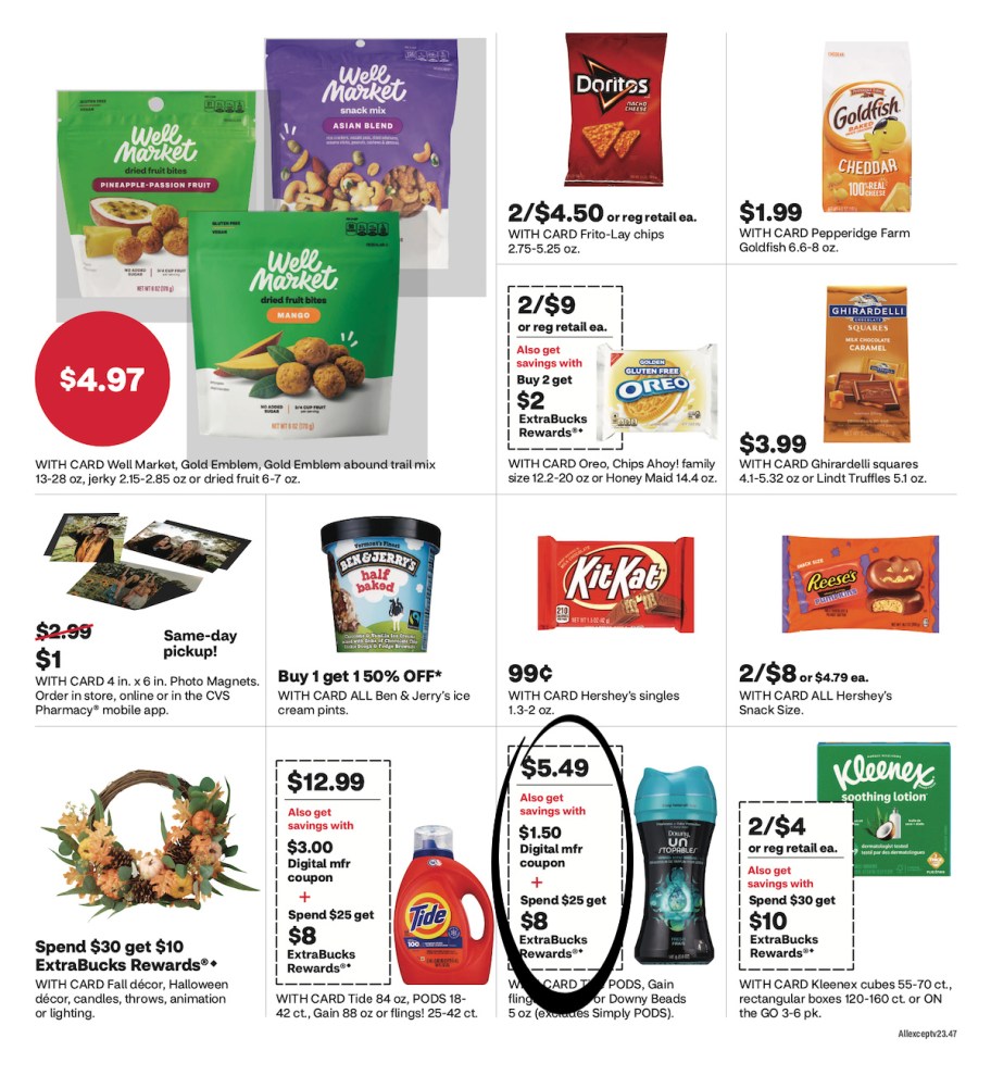 page from CVS ad