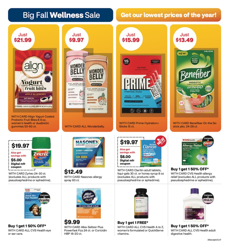 page from CVS ad