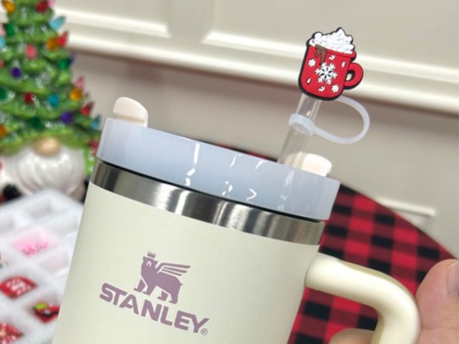 Christmas Straw Topper Advent Calendar Hot Cocoa