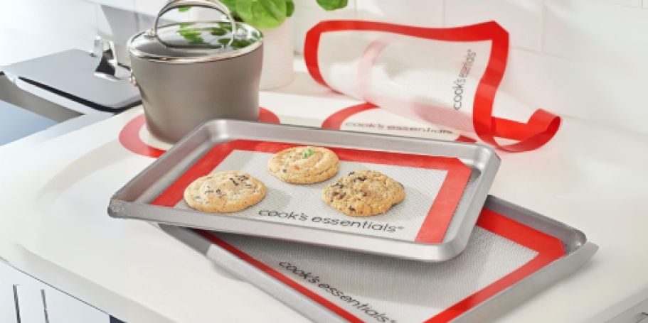 Cook’s Essentials 5-Piece Silicone Baking Mats Just $11.99 Shipped