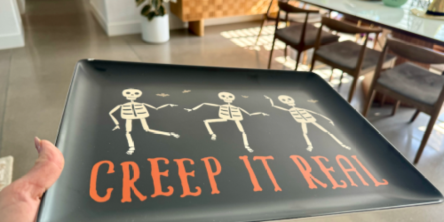 New Target Halloween Dinnerware | Stoneware Plates $3, Serving Trays $10 & More!